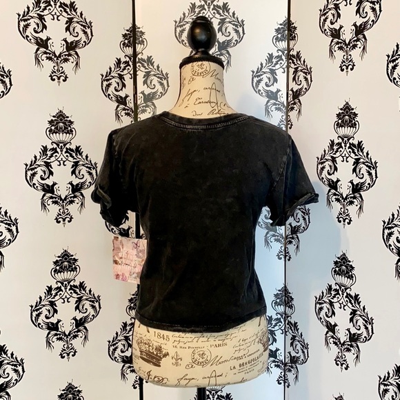 π NWT! Always Have More Fun Skeleton Crop Top T! - Picture 9 of 10